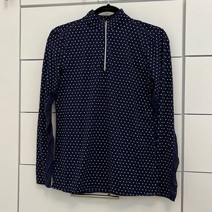 Dover polka dot riding top